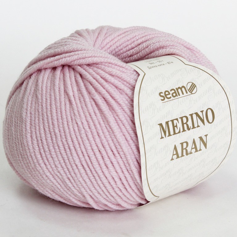 Мерино Аран комплект для вязания шапочки (3 мотка по 50 г/87 м) 100% мериносовая шерсть экстрафайн супервош